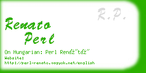 renato perl business card